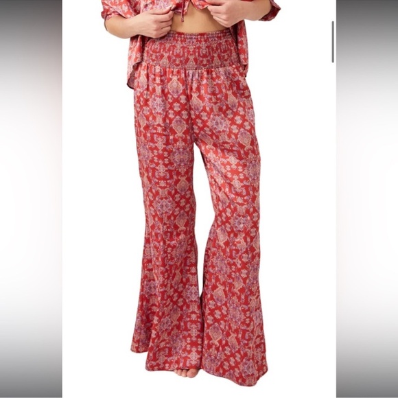 Intimately by Free People Misty Mornings Satin Pajama Pants - Picture 1 of 9